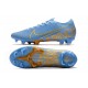 Nike Mercurial Vapor 13 Elite FG ACC Crampons Bleu Or