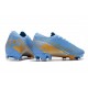 Nike Mercurial Vapor 13 Elite FG ACC Crampons Bleu Or