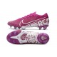 Nike Mercurial Vapor 13 Elite FG ACC Crampons Violet Blanc