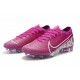 Nike Mercurial Vapor 13 Elite FG ACC Crampons Violet Blanc