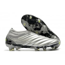 Chaussures Foot adidas Copa 20+ FG -Argent Jaune Solaire