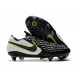 Nike Tiempo Legend VIII Elite SG Anti-Clog Noir Blanc Volt