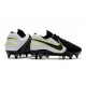 Nike Tiempo Legend VIII Elite SG Anti-Clog Noir Blanc Volt