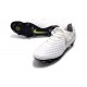 Nike Tiempo Legend VIII Elite SG Anti-Clog Blanc Platine Gris