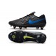 Nike Tiempo Legend VIII Elite SG Anti-Clog Noir Bleu