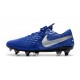 Nike Tiempo Legend VIII Elite SG Anti-Clog Bleu Argent