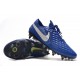 Nike Tiempo Legend VIII Elite SG Anti-Clog Bleu Argent