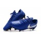 Nike Tiempo Legend VIII Elite SG Anti-Clog Bleu Argent