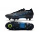 Nike Mercurial Vapor 13 Elite SG-PRO Anti-Clog Noir Bleu