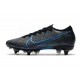 Nike Mercurial Vapor 13 Elite SG-PRO Anti-Clog Noir Bleu