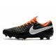 Nike Tiempo Legend VIII Elite FG Chaussures Noir Orange Blanc