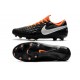 Nike Tiempo Legend VIII Elite FG Chaussures Noir Orange Blanc