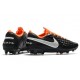 Nike Tiempo Legend VIII Elite FG Chaussures Noir Orange Blanc