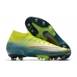 Nike Mercurial Superfly 7 Elite AG-Pro Citron Noir Vert