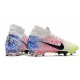 Nike Mercurial Superfly 7 Elite AG-Pro Neymar Blanc Noir Bleu Volt