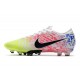 Nike Mercurial Vapor XIII Elite AG-Pro Neymar Blanc Noir Bleu Volt