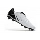 Nike Crampons Nouvelles Phantom Venom Elite FG Noir Blanc Rouge