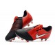 Nike Crampons Nouvelles Phantom Venom Elite FG Cramoisi Argent Noir