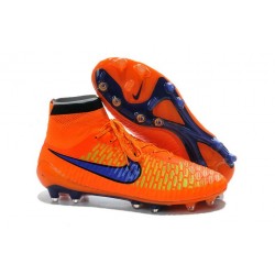 Nouvelle Homme Cramspon de Foot Nike Magista Obra FG Orange Violet