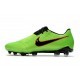 Nike Crampons Nouvelles Phantom Venom Elite FG Vert Noir