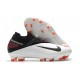 Crampon Football Nike Phantom Vision 2 Elite FG Blanc Noir Cramoisi