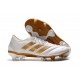 Chaussures de Football pour Hommes Adidas Copa 19.1 FG Blanc Or