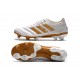 Chaussures de Football pour Hommes Adidas Copa 19.1 FG Blanc Or