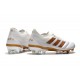 Chaussures de Football pour Hommes Adidas Copa 19.1 FG Blanc Or