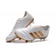 Chaussures de Football pour Hommes Adidas Copa 19.1 FG Blanc Or