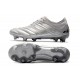 Chaussures de Football pour Adidas Copa 19.1 FG Argent Jaune Solaire