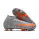 Nike Mercurial Superfly VII Elite DF CR7 FG Noir Blanc Orange