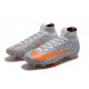 Nike Mercurial Superfly VII Elite DF CR7 FG Noir Blanc Orange