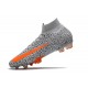 Nike Mercurial Superfly VII Elite DF CR7 FG Noir Blanc Orange