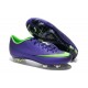 2014 Crampons de Foot Nike Mercurial Vapor 10 FG Homme Violet Vert