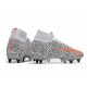 Nike Mercurial Superfly 7 Elite DF SG CR7 Safari-Blanc Orange Noir