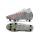 Nike Mercurial Superfly 7 Elite DF SG CR7 Safari-Blanc Orange Noir