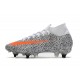 Nike Mercurial Superfly 7 Elite DF SG CR7 Safari-Blanc Orange Noir