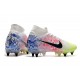 Nike Mercurial Superfly 7 Elite DF SG Neymar Blanc Noir Bleu Volt