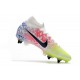 Nike Mercurial Superfly 7 Elite DF SG Neymar Blanc Noir Bleu Volt