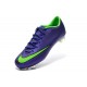 2014 Crampons de Foot Nike Mercurial Vapor 10 FG Homme Violet Vert