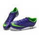 2014 Crampons de Foot Nike Mercurial Vapor 10 FG Homme Violet Vert