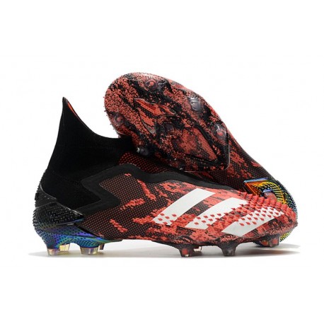 Crampons adidas Predator Mutator 20+ FG Noir Rouge Blanc