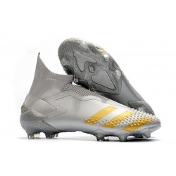 Crampons adidas Predator Mutator 20+ FG Gris Or