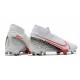 Nike Mercurial Superfly VII Elite DF FG Blanc Cramoisi Noir