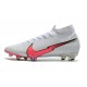 Nike Mercurial Superfly VII Elite DF FG Blanc Cramoisi Bleu