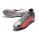 Nike Mercurial Superfly VII Elite DF FG Gris Noir Rouge