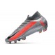 Nike Mercurial Superfly VII Elite DF FG Gris Noir Rouge