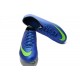 Chaussures de Football Nike Mercurial Vapor 10 FG Bleu Vert