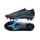 Nike Mercurial Vapor 13 Elite FG ACC Crampons Noir Bleu