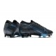 Nike Mercurial Vapor 13 Elite FG ACC Crampons Noir Bleu